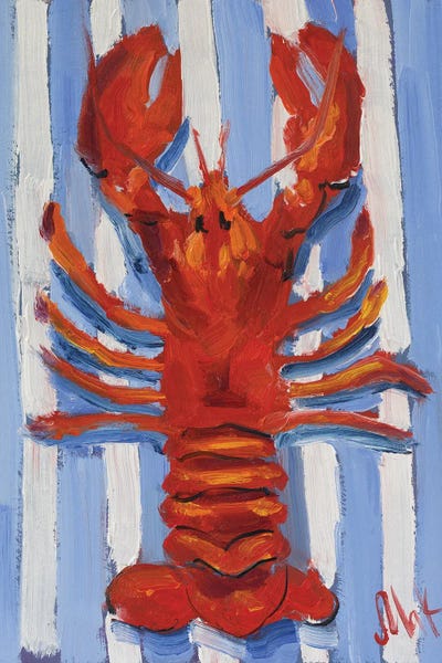 Contemporary Coastal: Lobster by Nataly Mak