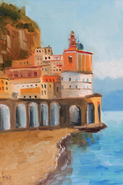 Nataly Mak: Amalfi Coast Italy Seascape by Nataly Mak