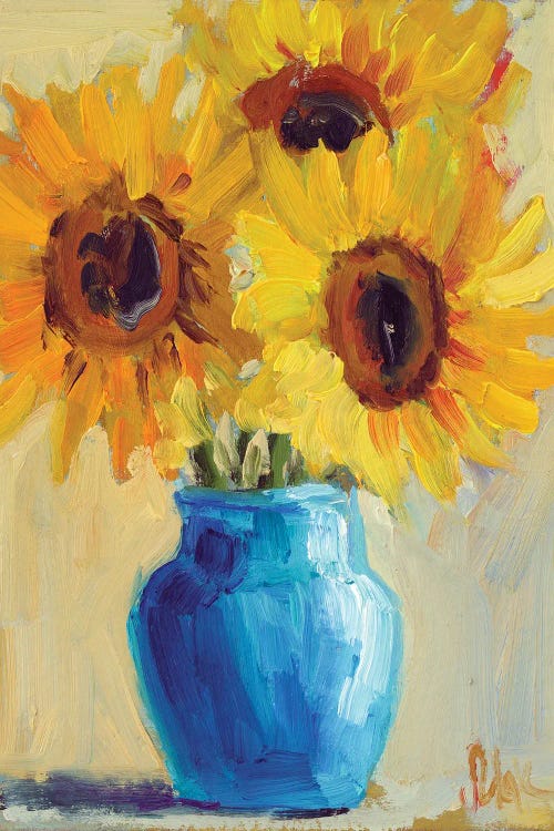 Sunflowers In Vase IV