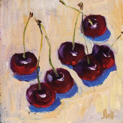 Cherries Summer by Nataly Mak canvas print