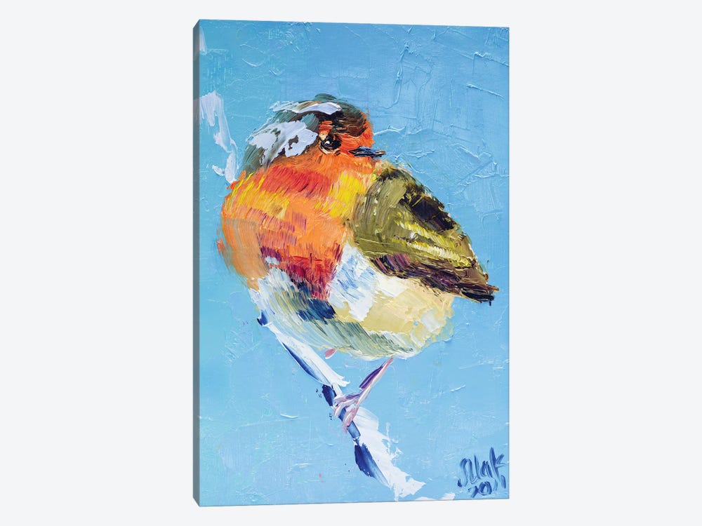 Robin Bird by Nataly Mak 1-piece Art Print