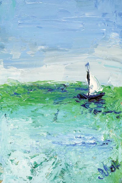 Sailboat by Nataly Mak art print