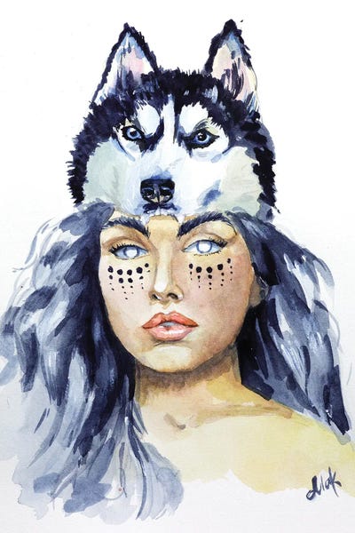 Wolves: Wolf Woman by Nataly Mak