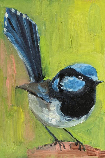 Nataly Mak: Blue Black Bird by Nataly Mak