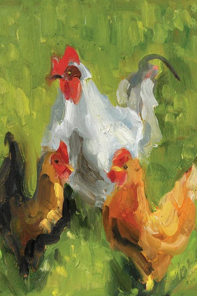 Chickens & Roosters: Roosters XLIV by Nataly Mak