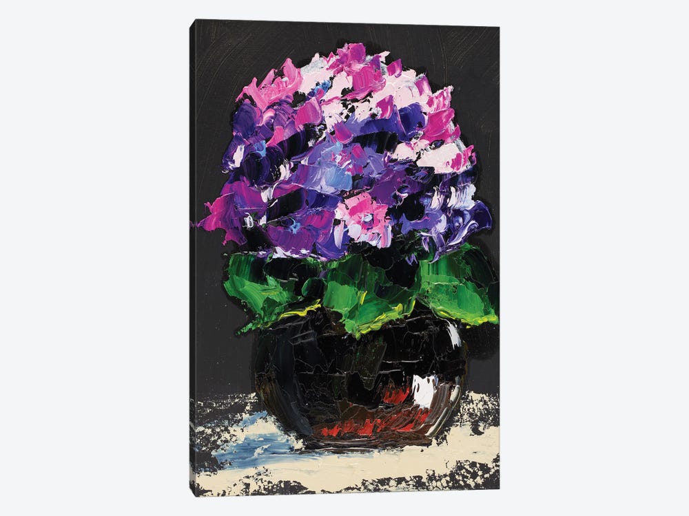 Hydrangea In Vase by Nataly Mak 1-piece Art Print
