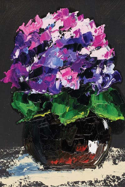 Hydrangeas: Hydrangea In Vase by Nataly Mak