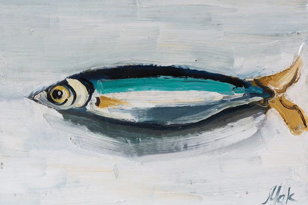 Contemporary Coastal: Sardina by Nataly Mak