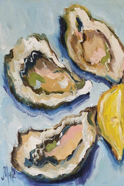 Nataly Mak: Blue Oysters by Nataly Mak