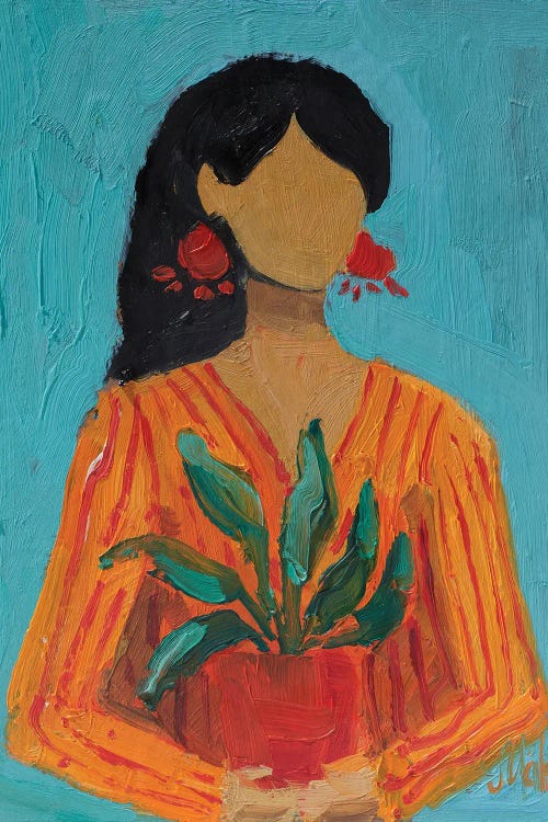 Boho Woman by Nataly Mak wall art
