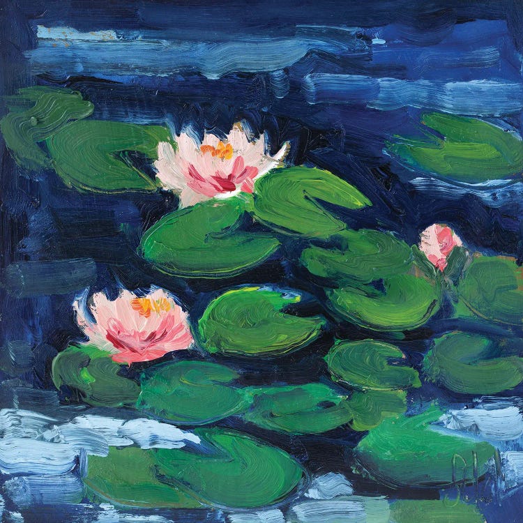 Water Lily Pond by Nataly Mak wall art