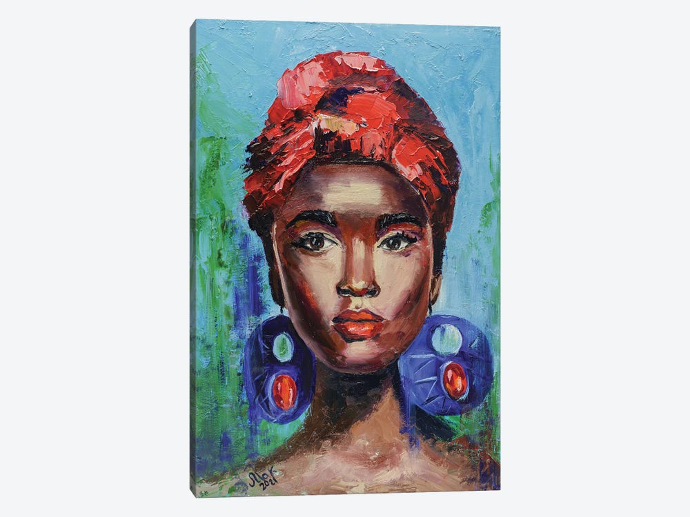 African American Woman by Nataly Mak 1-piece Canvas Artwork