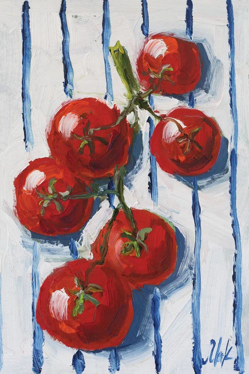 Tomatoes Cherry by Nataly Mak wall art