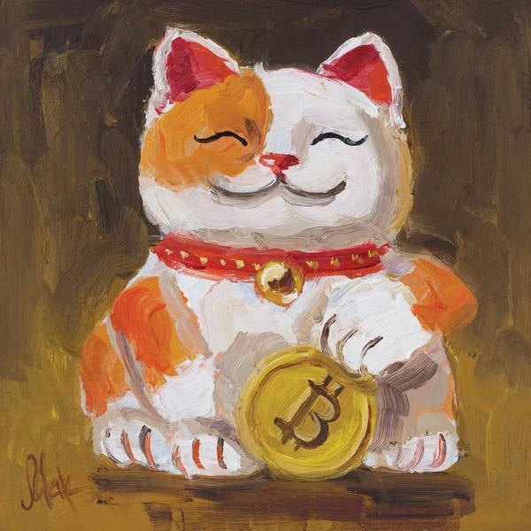 Money: Cat BTC by Nataly Mak