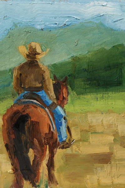 Western Décor: Cowboy 777 by Nataly Mak