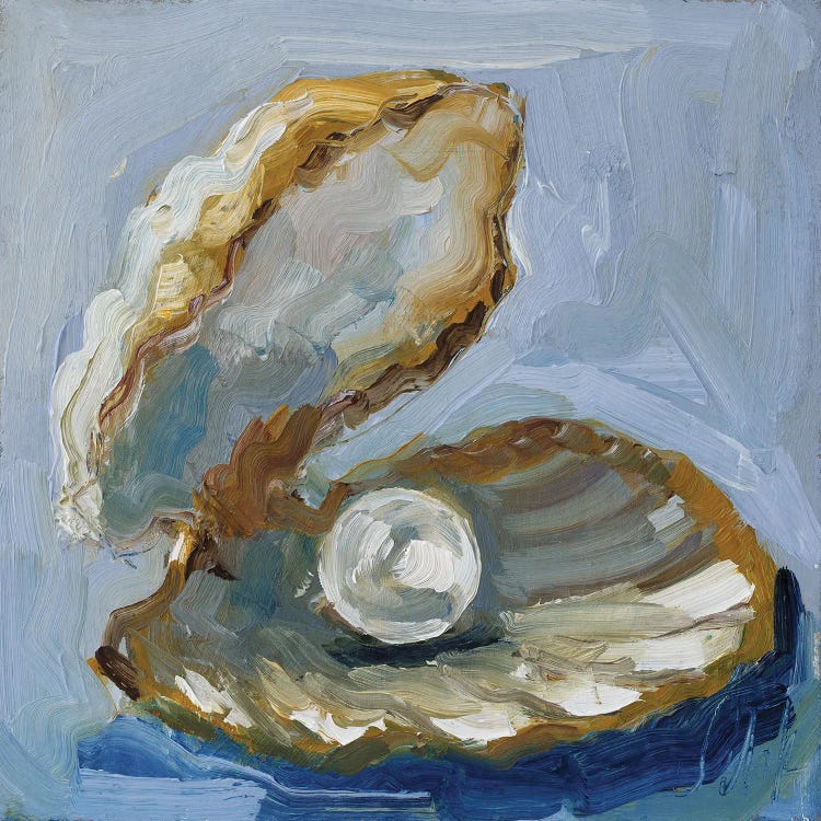 Shell With Pearl by Nataly Mak wall art