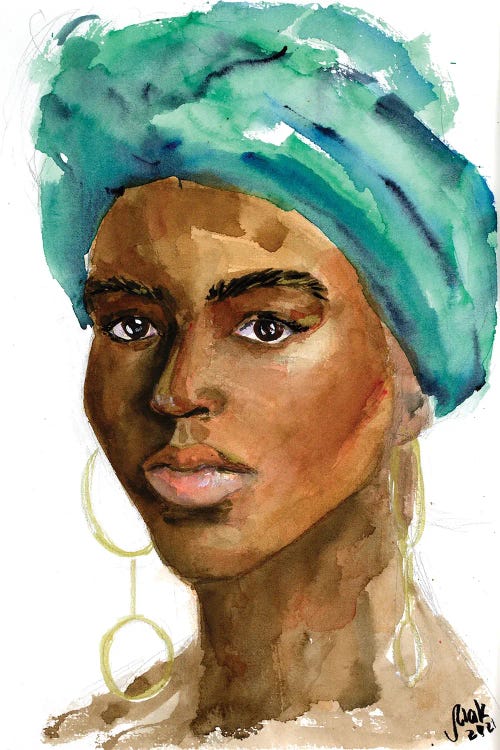 African Woman III by Nataly Mak wall art