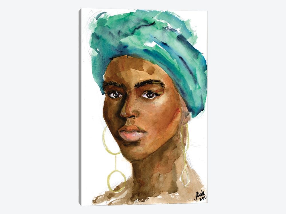 African Woman III by Nataly Mak 1-piece Canvas Artwork