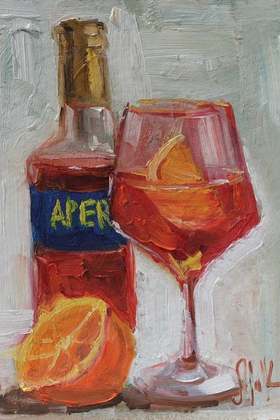 Cocktails & Mixed Drinks: Aperol Cocktail by Nataly Mak