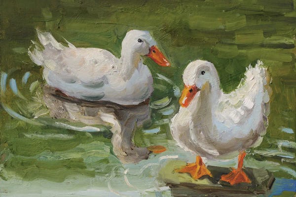 Fine Art Print: Geese by Nataly Mak