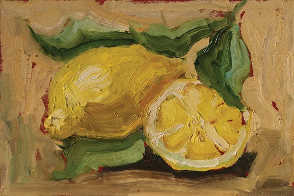 Lemons & Limes: Two Lemon by Nataly Mak
