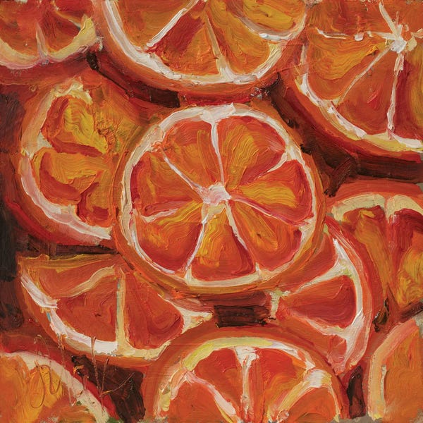 Oranges Slice Pattern