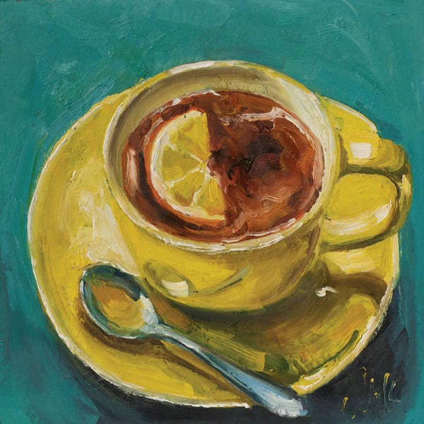 Yellow Tea Cup