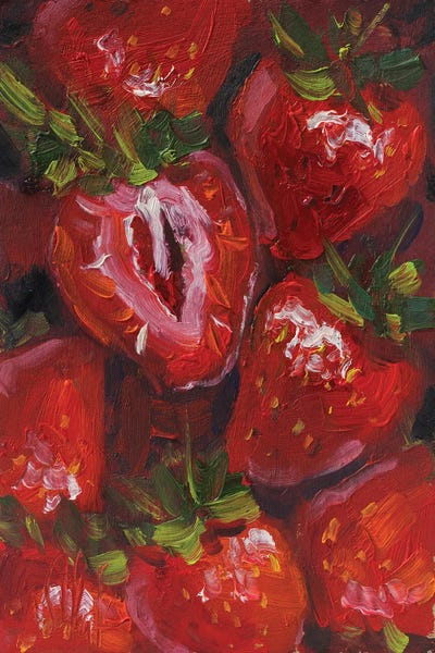 Nataly Mak: Strawberries II by Nataly Mak