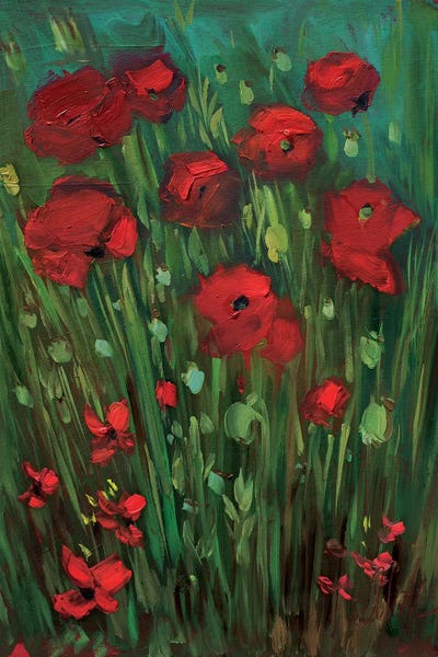 Nataly Mak: Field Poppies by Nataly Mak
