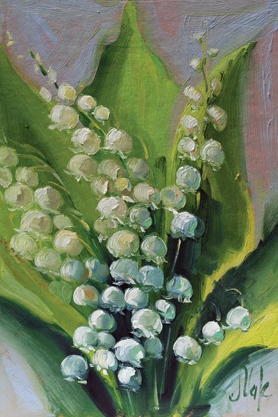 Nataly Mak - Acrylic Wall Art: Lily Of The Valley 5 by Nataly Mak