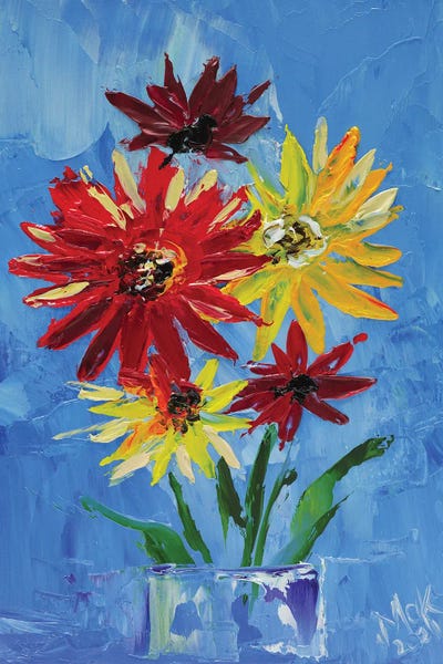 Daisies: Daisy Bouquet by Nataly Mak