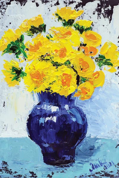 Dandelion Bouquet by Nataly Mak framed wall art