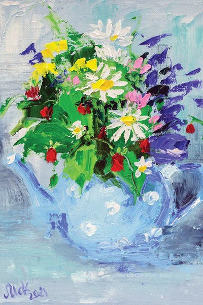 Nataly Mak: Flower Teapot by Nataly Mak
