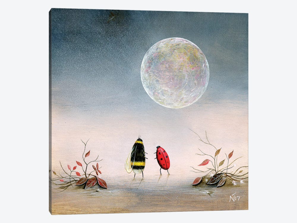 Follow The Moon by Neil Thompson 1-piece Canvas Artwork
