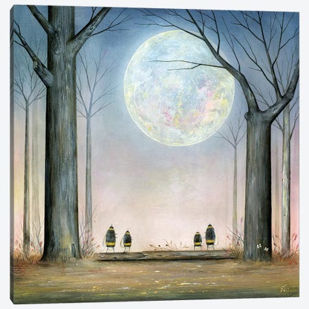 Hunter's Moon Canvas Print #NTP20} by Neil Thompson Canvas Wall Art