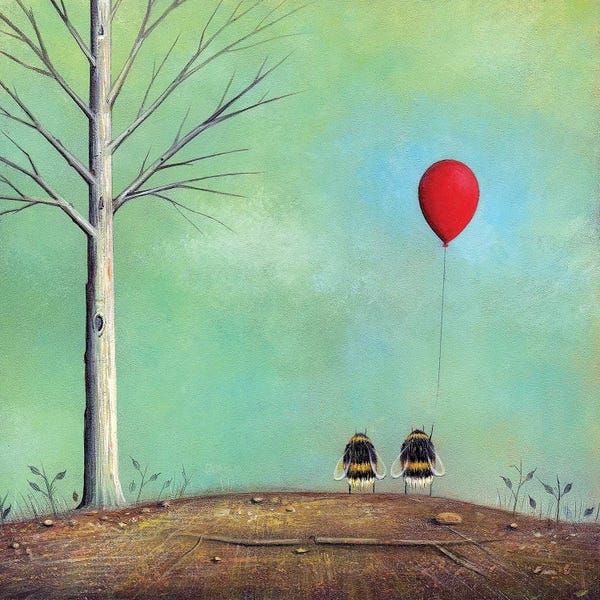 Kids Fantasy Art: Letting Go by Neil Thompson