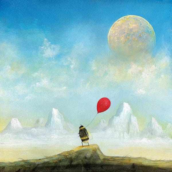 Bees: Moonrise by Neil Thompson