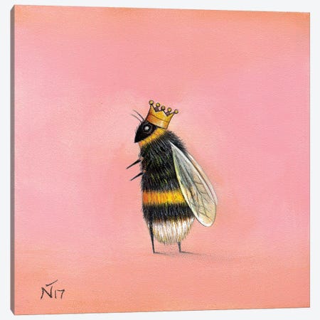Queen Bee Canvas Print #NTP28} by Neil Thompson Canvas Artwork