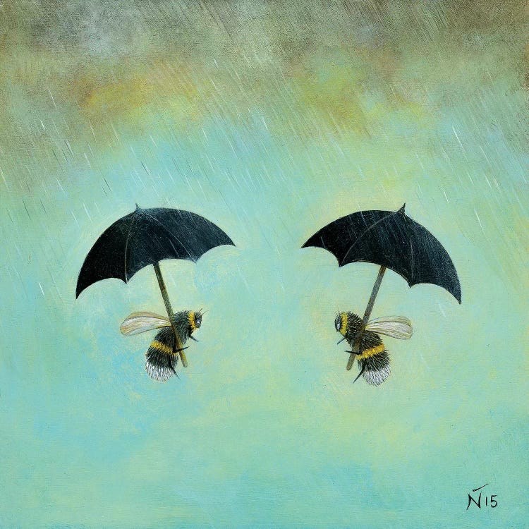 Rainy Day Conversation by Neil Thompson wall art