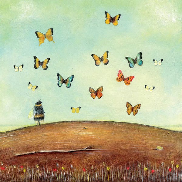Kids Fantasy Art: The Butterfly Collector by Neil Thompson