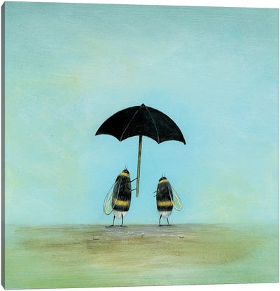 When The Rain Comes Canvas Art Print - Neil Thompson