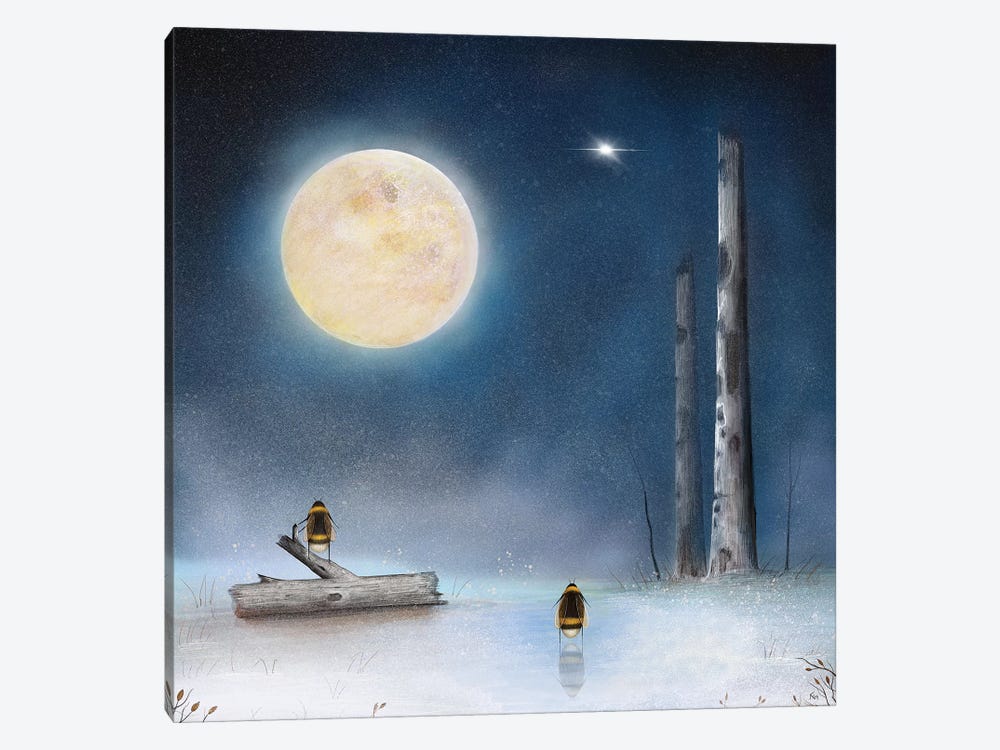 A Winter's Night by Neil Thompson 1-piece Canvas Artwork