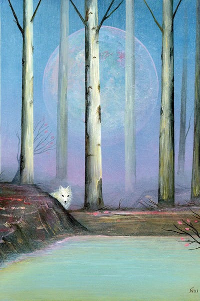 Astronomy & Space: Arctic Fox by Neil Thompson