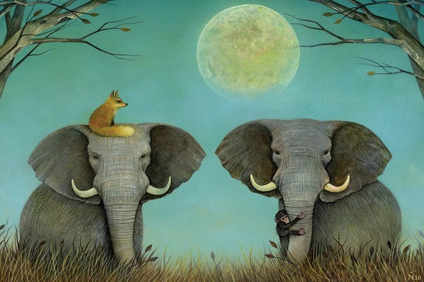 Foxes: Untitled by Neil Thompson