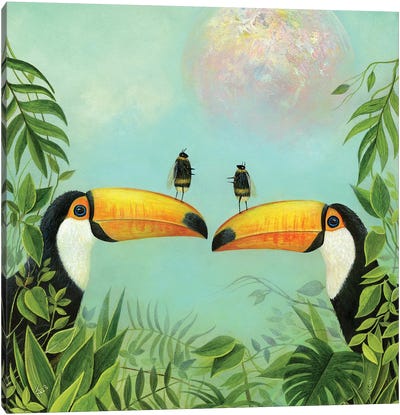 Toucans Canvas Art Print - Jungles