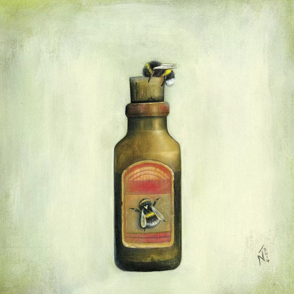 Bees: Bottle And Bees by Neil Thompson