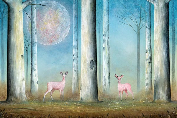Kids Astronomy & Space Art: Chasing The Moon by Neil Thompson