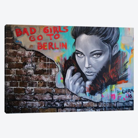 Bad Girls Go To Berlin Canvas Print #NTR15} by Natmir Lura Canvas Wall Art