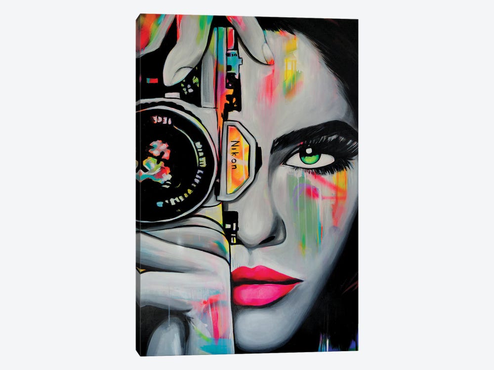 Nikon Girl by Natmir Lura 1-piece Canvas Artwork