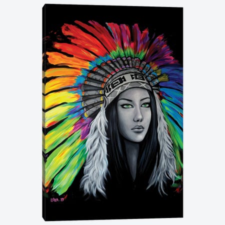 Tribal femme Canvas Print #NTR20} by Natmir Lura Canvas Artwork